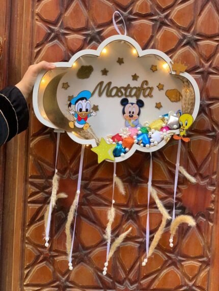 طارة بيبى خشب مضيئه 2